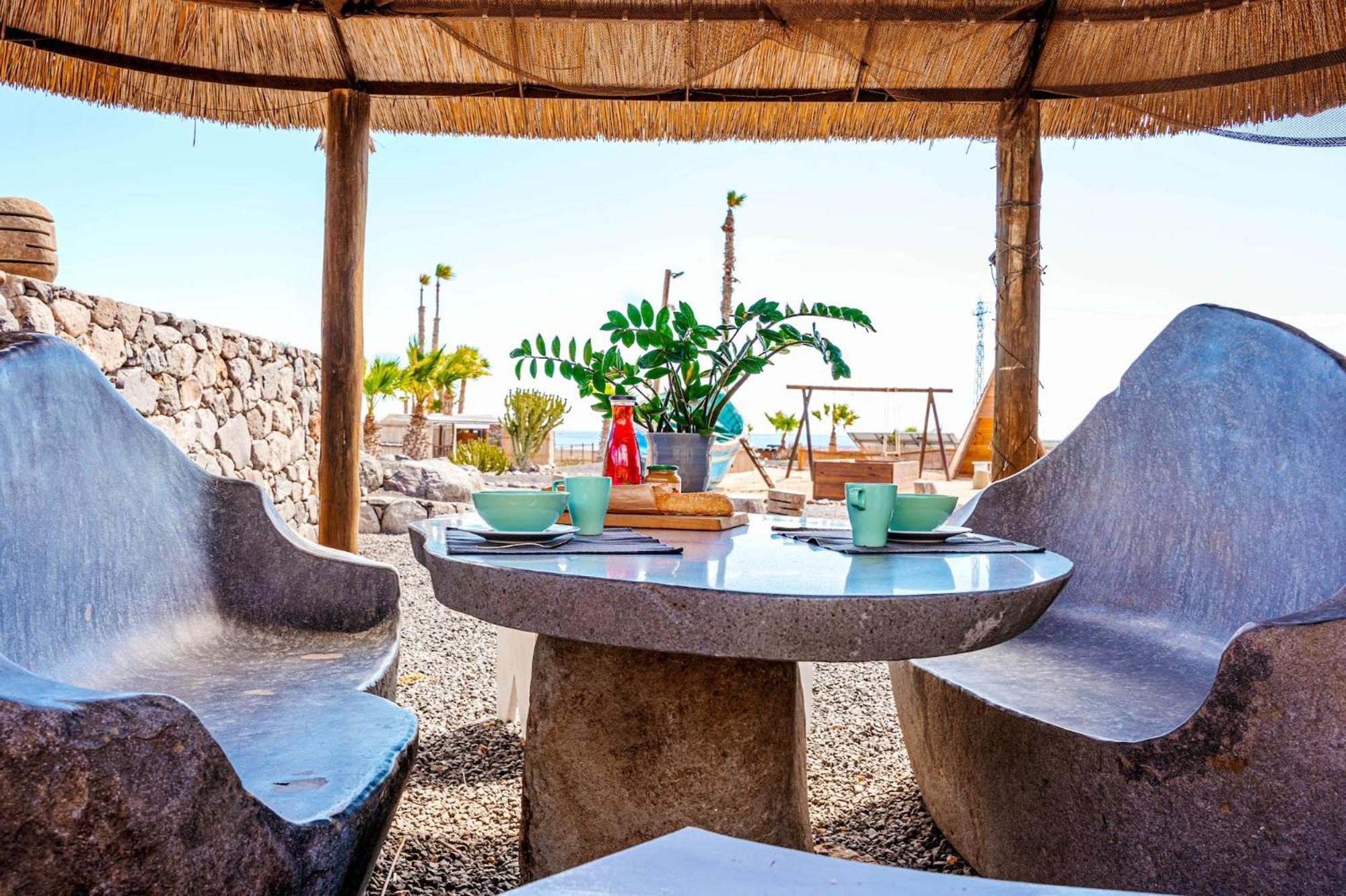Finca De Arrieta Village - Yurts And Stone Cottages - Shared Pool - Walking Distance To Arrieta Beach - Eco Friendly Tabayesco ภายนอก รูปภาพ